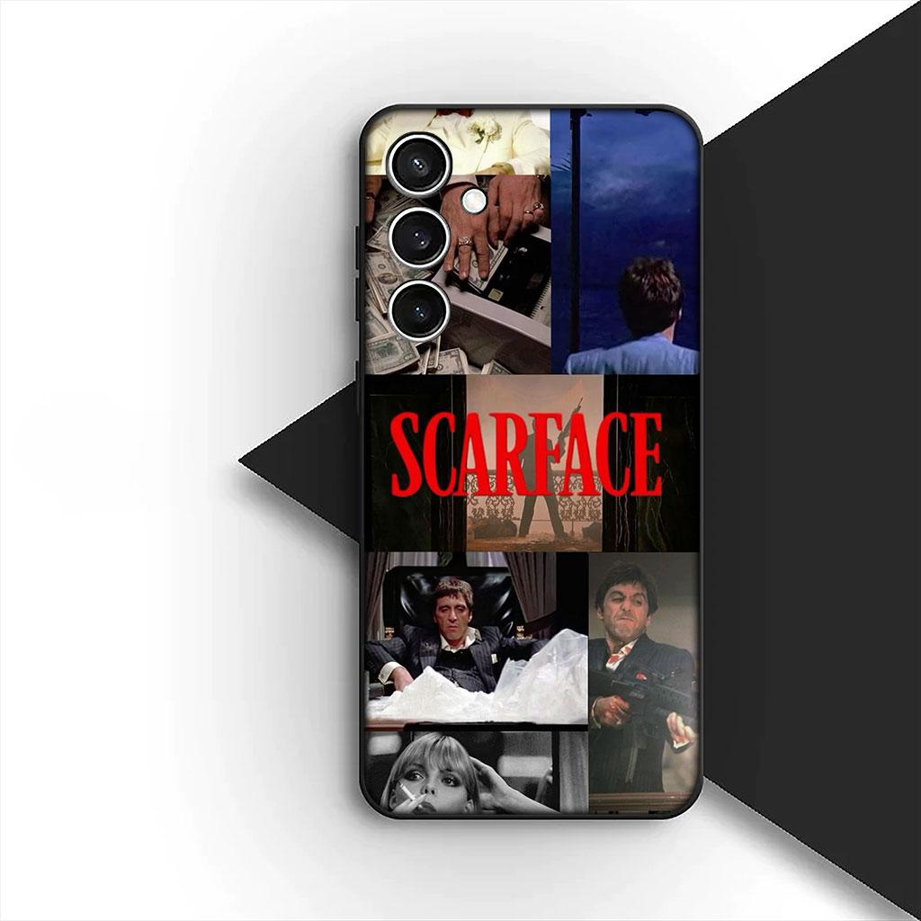 Phone Cover for Motorola Moto G86 G57 E14 E15 G14 G34 G35 G84 G24 A54 G15 Power E22 Soft Silicone Case S-Scarfaces Wallpaper