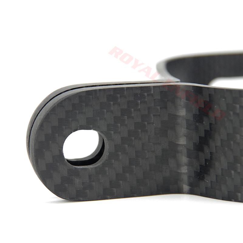 R77 Exhaust Muffler Carbon Fiber Clamp For Yoshimura Escape Bracket Fixed Ring Fixture Steel 130mm*90mm*90mm