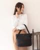 СУМКА от Imai Bag totrue Настоящая кожаная Сумка-тоут с закручивающимся ручкой Плетеная Пони [IMAI 1977] Ручка, Сумка, (33163 Черный)