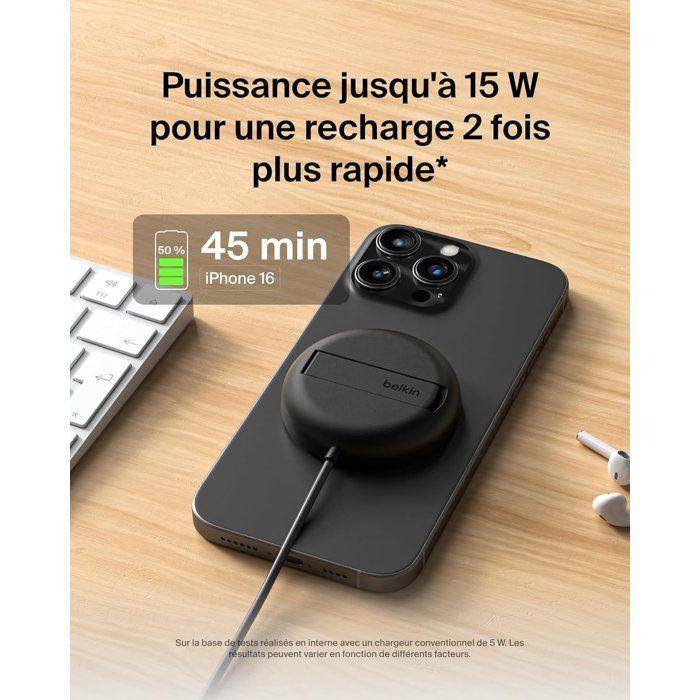 Pad de recharge - BELKIN - USB-C - 15 W - Noir