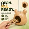 Unique Outdoor Squirrel Feeder Mouse Head Feeder, Outside Hanging Big Funny Nature Lover Gift Animal Face, Wildlife Feeding Station for Backyard
