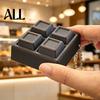 Student Fidget Toy 3D Printed Chocolate Clicker Toy, Decompression Button Keychain Pendant with Bag Charm Bead Chain, Stress Relief Clicky for