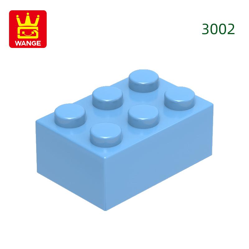 Нетоксичный 55 шт./лот 3002 2x3 Толстые Строительные Блоки Moc Аксессуары Совместимые С Кирпичами Детские Игрушки Подарочная Коробка