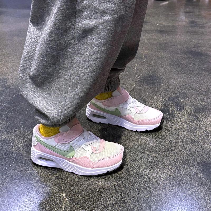 Nike Детские кроссовки Air Max SC PS Pink Foam Honeydew White Summit-White Black CZ5356-110