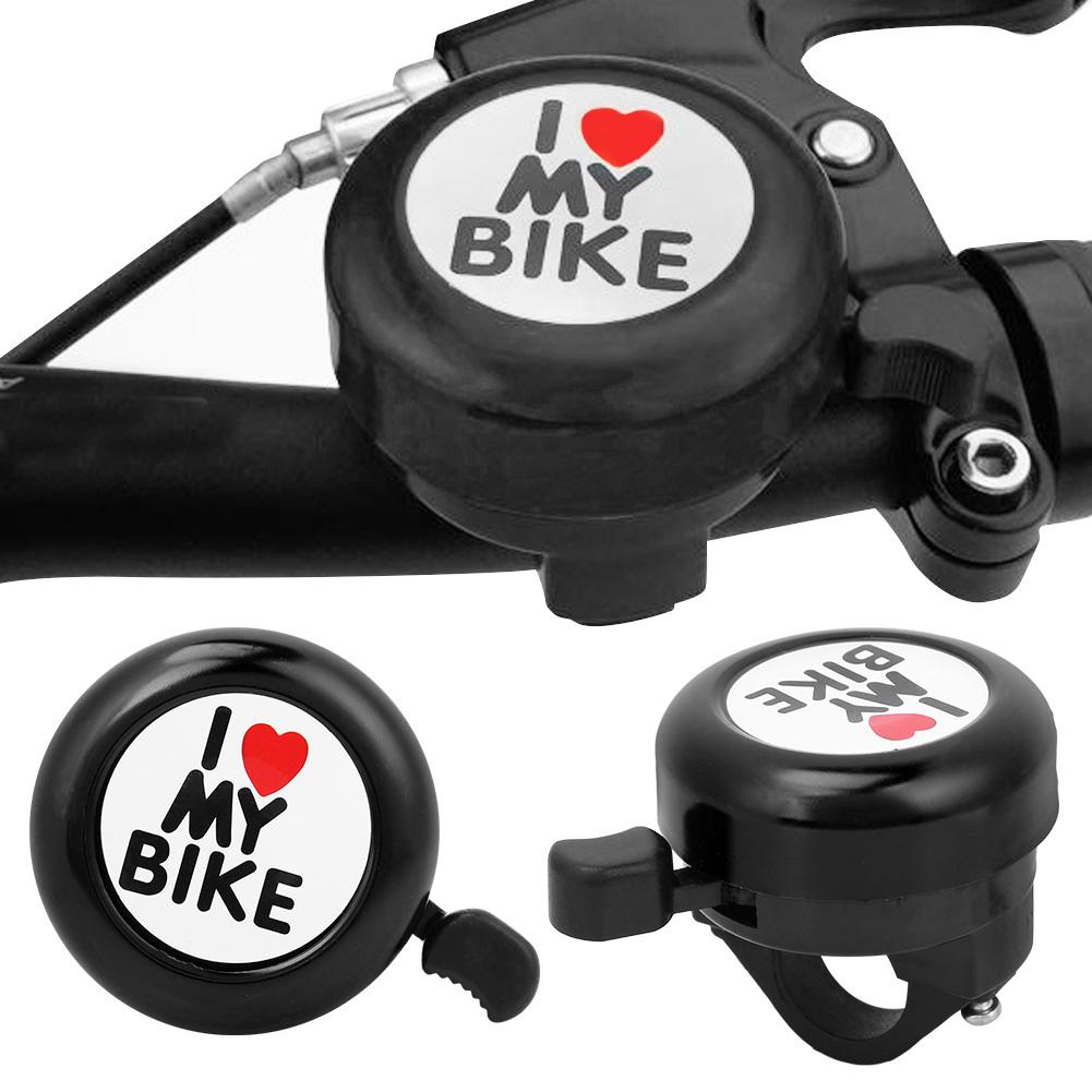 Quality Ultralight Mountain Bicycle Bike Bell Accessory Clear Sound (black)