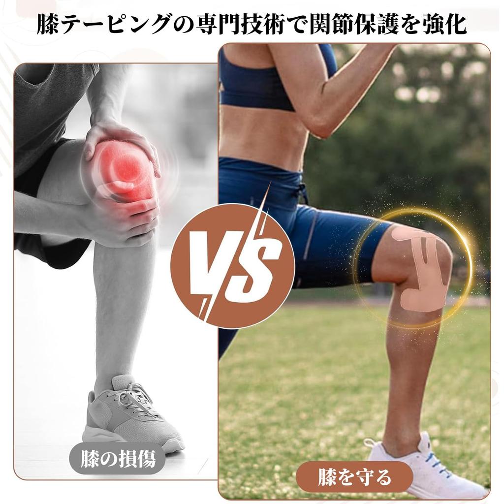 Жецзя Коленный Кинезиотейп Сильно Впитывающий Пот и Воду Эластичная Лента для и Силовых Тренировок 14 Штук Тейпирование, Лента, Серия Быстрого Нанесения, Клейкая, Устойчивая,