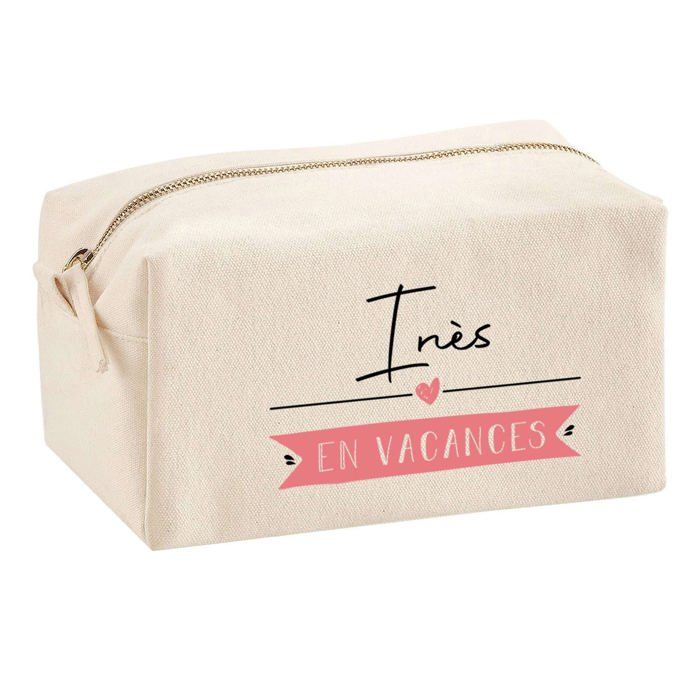 Trousse multifonction Inès en Vacances Cadeau Anniversaire Noël Collègue Départ Retraite Idée | Trousse Scolaire Fournitures Bureau