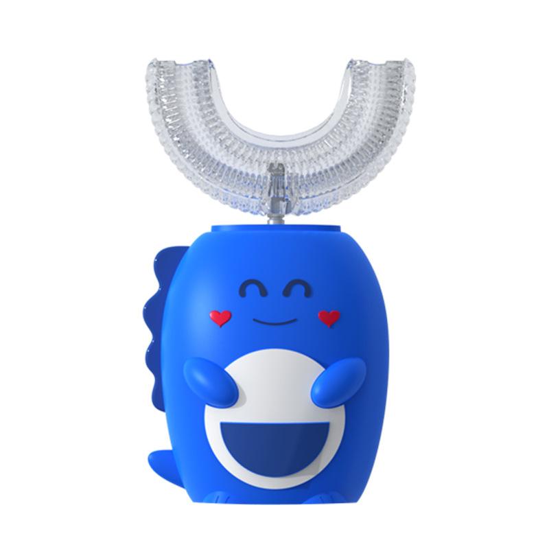 U-образная ультразвуковая детская электрическая зубная щетка, перезаряжаемая, автоматическая, интеллектуальная, с мягкой щетиной, для чистки зубов