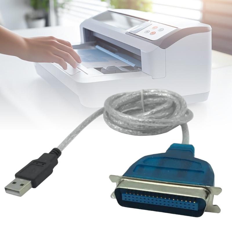 Металлический USB-кабель-конвертер в параллельный порт IEEE 1284 Для старых принтеров Для нового ПК Драйверы не требуются