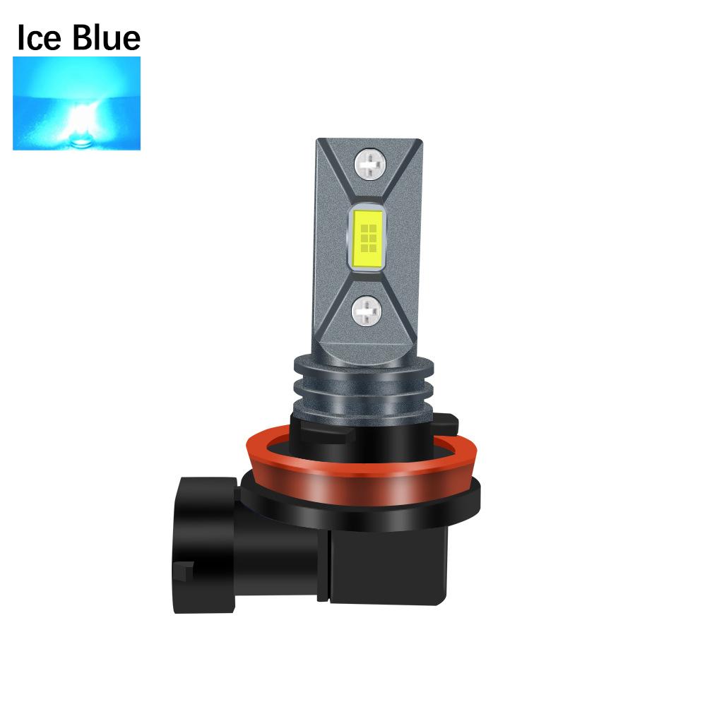 1PC 80W Car Headlight H4 H7 H8/H11 LED Bulb Head Lamp 2000LM LED Chips Fog Bulb White Yellow Ice Blue DC12V 24V