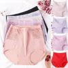 Women's Breathable Briefs High Waist Plus Size Knickers Cotton Panties Shorts Underwear