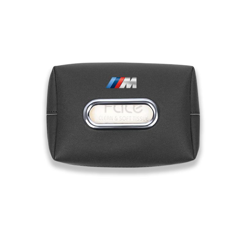 MDNS1 BMW Car Seatback Tissue Box Armrest Paper Napkin Storage Bag Accessories For Performance G30 G11 X3 X2 G20 G05 X4 X5 F30 X6 E48