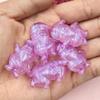 Home Party Supplies For Bracelet Earring Making Jewelry Beaded Materials Transparent DIY Jewelry Accessories 25*30mm UV Colorful Beads 5pcs Christmas