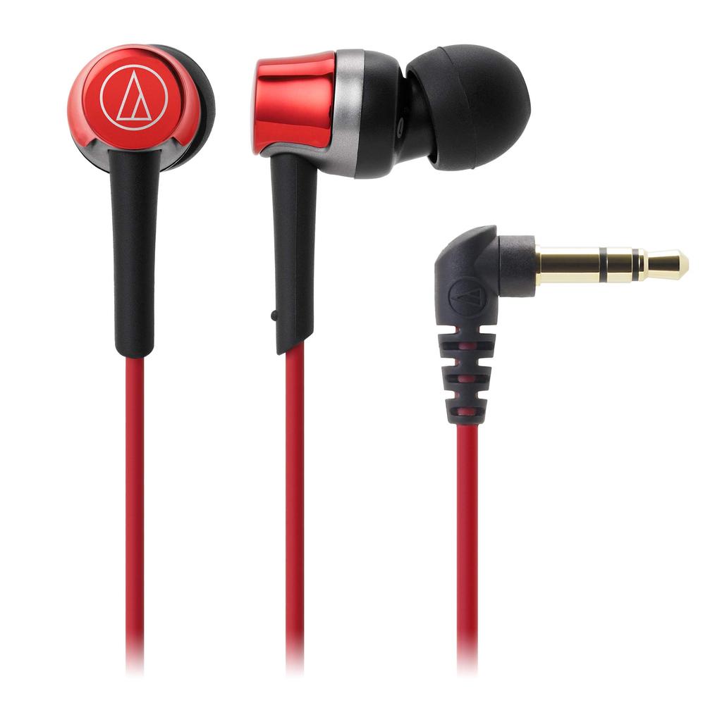 Audio Technica RD Earphones Wired Canal Type SoundReality Red ATH-CKR30