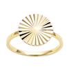 Gold Plated Ring 'Cleopatra' Golden - 12 Mm