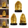 1Pc Buddha Candlestick Figurine Buddha Fireplace Desktop Ornament Arts and Crafts Entrance Hall