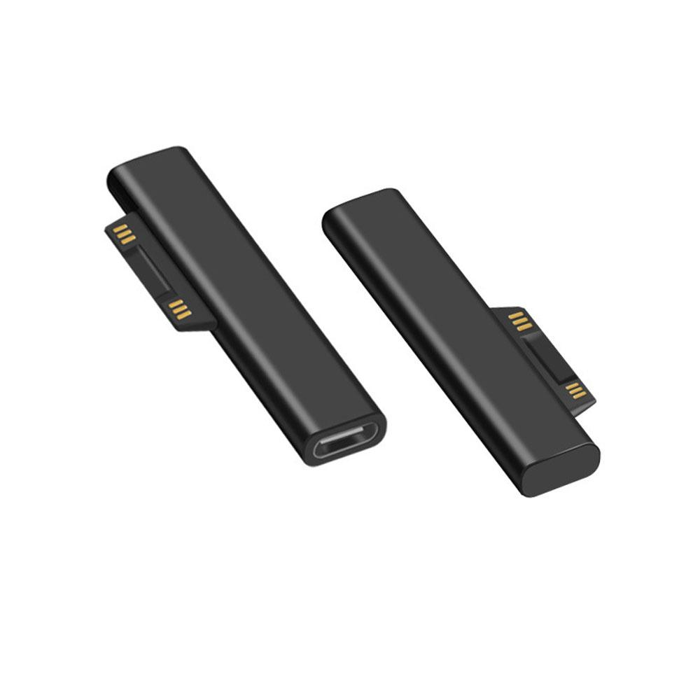 USB C PD адаптер для быстрой зарядки для Microsoft Surface Pro 3 4 5 6 Go USB Type C гнездовой разъем адаптера для Surface Book