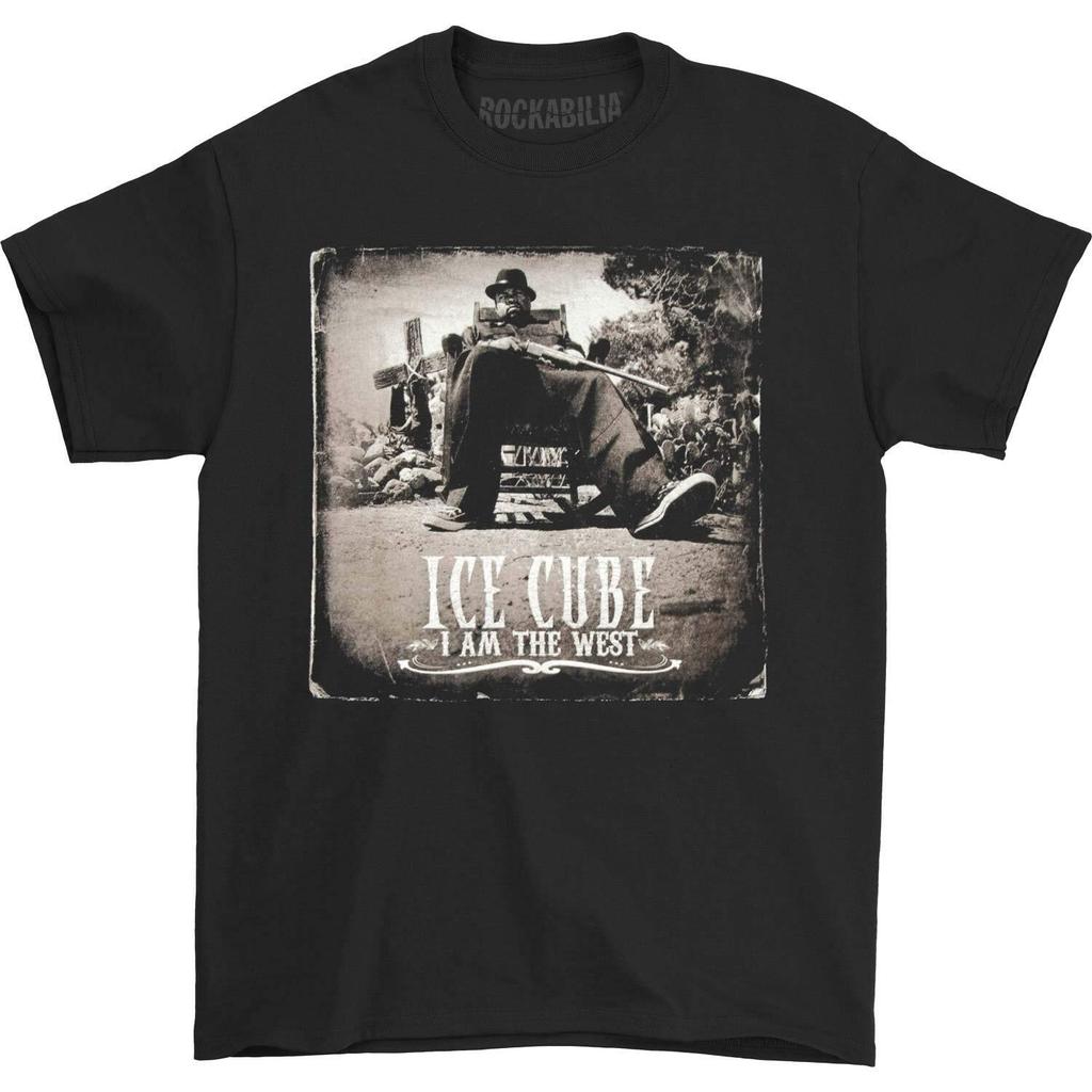 Officially licensed Ice Cube I Am The West Mens Black T Shirt Ice Cube Tee