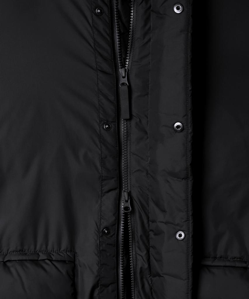 Musinsa Standard Non-Quilted Hooded Padded Jacket [Black]