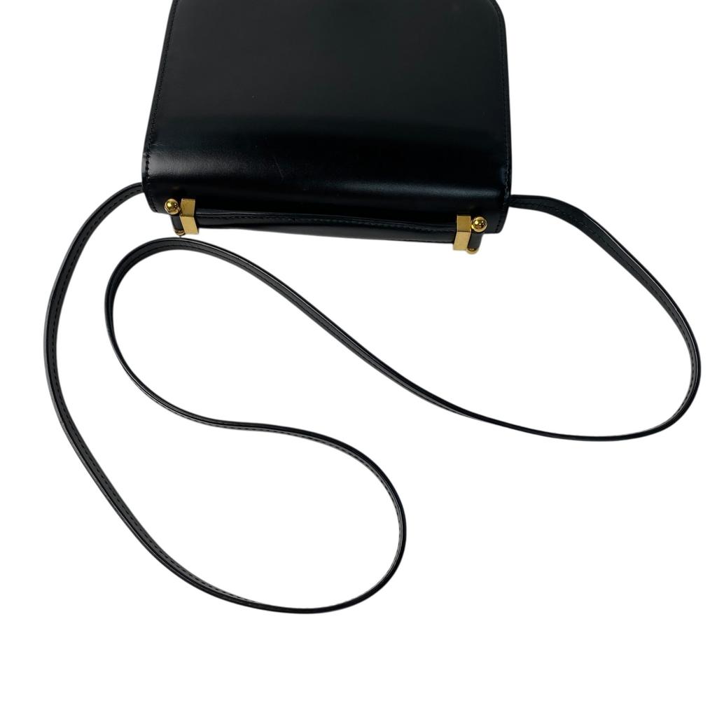 Подержанная JIL SANDERСумка через плечо черная кожа Женская