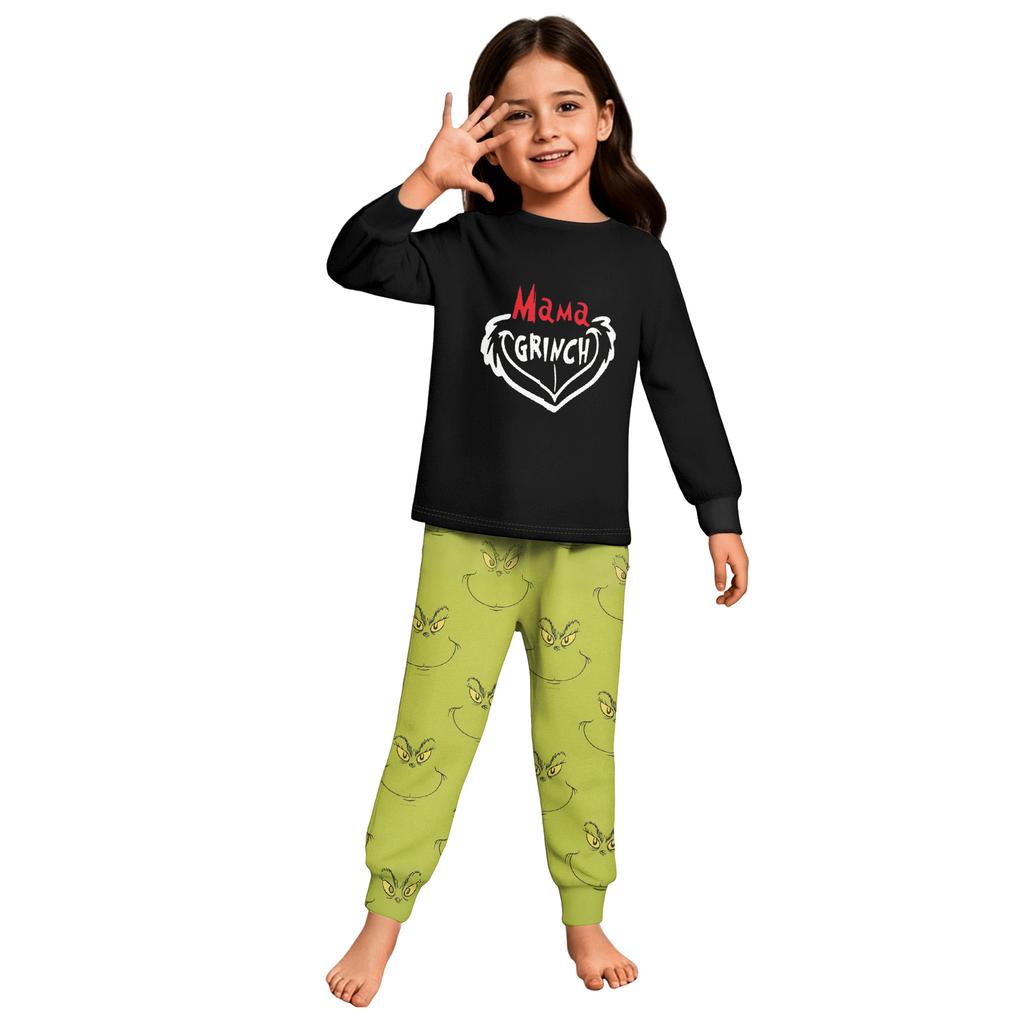 Children's Boys And Girls Thin Two-piece Long-sleeved Pants Two-piece