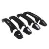 Door Handle Covers Glossy Black For 2014-20 Chevrolet Silverado+GMC Sierra 8pcs