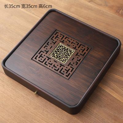 GIANXI Home And Kitchen Чайный поднос Портативная посуда для чая Ta Kawi Bamboo Прямоугольный деревянный поднос для чайного стола Chaban