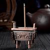 Tripod Chinese Burners Coil Stick Base Home Decoration Square Incense Holder Cone Home Decor