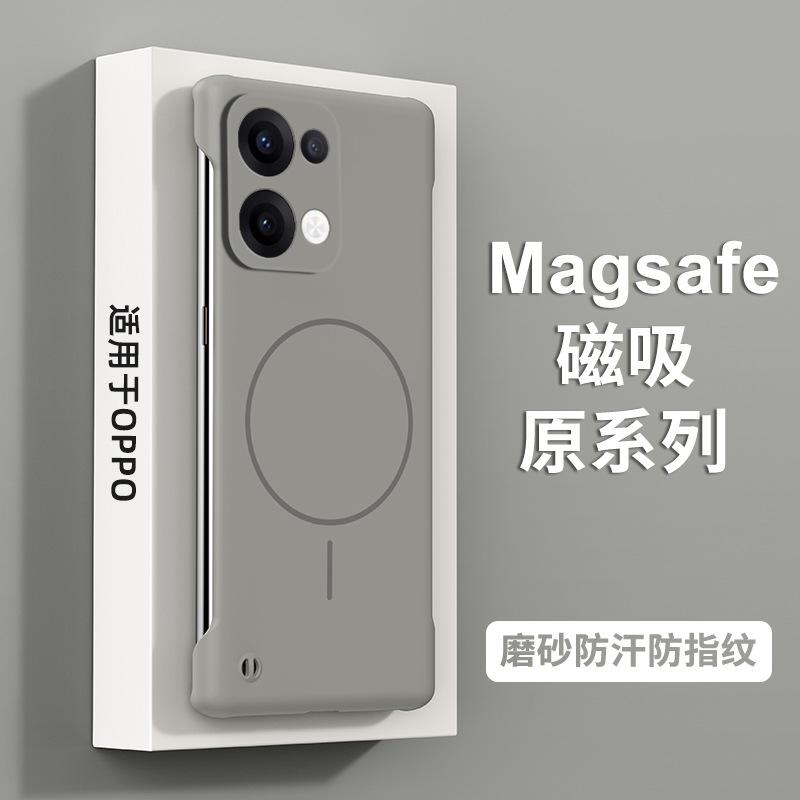 Мягкий тонкий безрамочный магнитный чехол для телефона, совместимый с OPPO RENO13 Pro, ударопрочный Reno14, ультратонкий FINDX8
