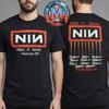 Nine Inch Nails Peel It Back Tour 2026 Список Городов Мерч Футболка Черная