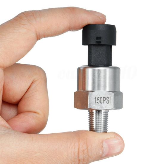 1/8NPT 5V Stainless Steel 5-200Psi Oil Fuel Pressure Transducer Sender Sensor