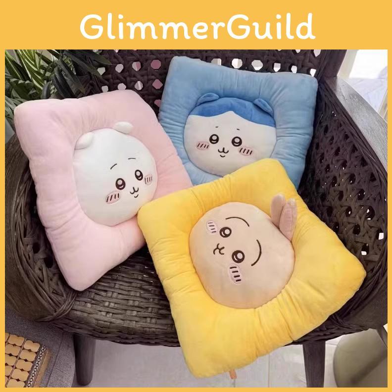 Квадратная подушка Chiikawa с латексным наполнителем для декора гостиной и офиса