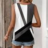 Women's Fashion Casual Vest Sleeveless V-Neck Pullover T-Shirt Tops