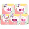 190mm silky thin cotton soft unscented (5 packs x 8 pads)