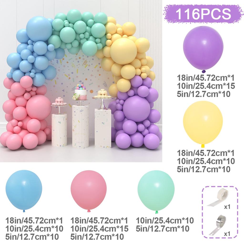 Balloon Garland Arch Kit Happy Birthday Party Decoration Kids Girl Wedding Birthday Balloon Latex Baloon Baby Shower Balloon