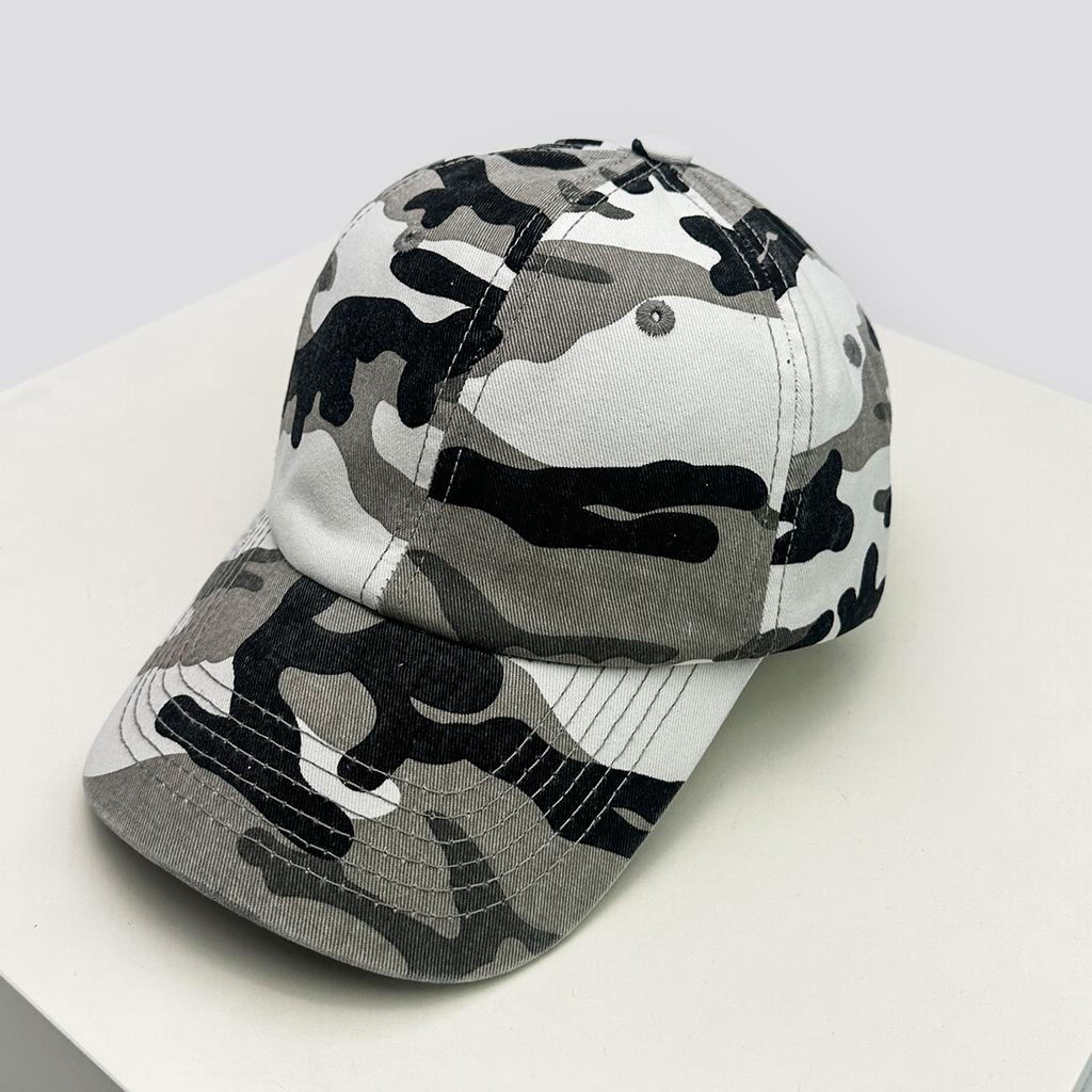 Baseball Style American Camo Street Urban Women Men For Neutral Gender Fresh Caps Peaked Hats Sunshade Retro Versatile Personal Sports Fashion