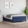 3144429 vidaXL Divan Bed with Mattress Blue 140x200 Cm Fabric