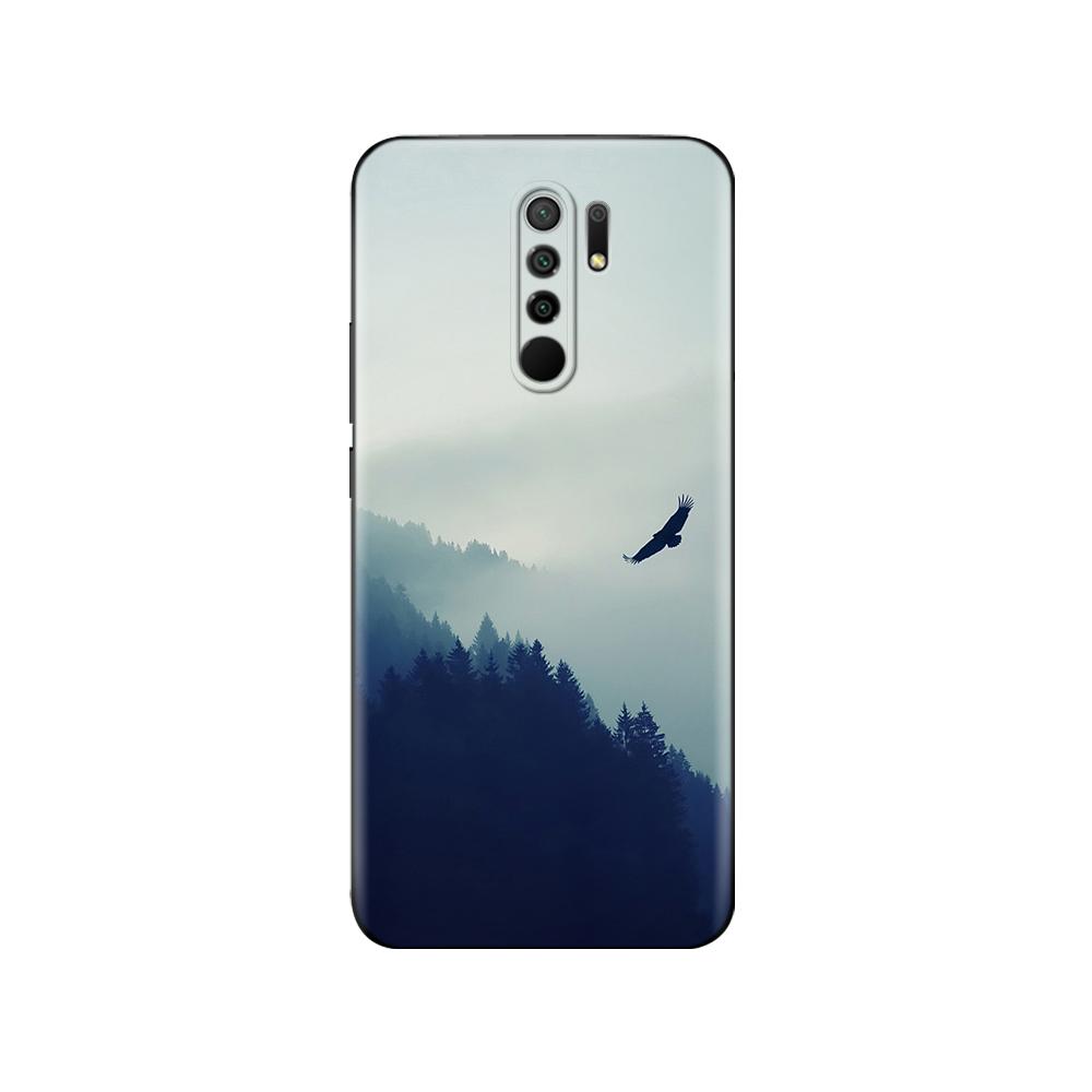 Чехол для xiaomi redmi 9, мягкий силиконовый чехол для задней панели, чехол для телефона redmi 9, чехол 6,53 дюйма, чехол etui, бампер, черный чехол из ТПУ