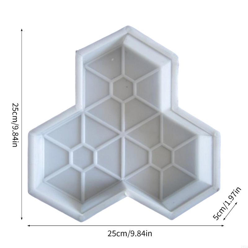 Формы для дорожек Кленовые листья Бетон Вручную Пластиковые формы для ступеней Мощение для тротуаров Дворов Квадратное украшение