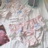 Cartoon Lace Bow Briefs Dot Ruffle Panties Women Lovely Bowknot Bear Panties  Daily