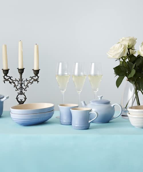 Чайный сервиз Le Creuset, набор кружек и чайников, устойчивый к воздействию высоких и низких температур, для микроволновой печи, можно мыть в посудомоечной машине, свадебный подарок, подарок на годовщину свадьбы, подарок на свадьбу