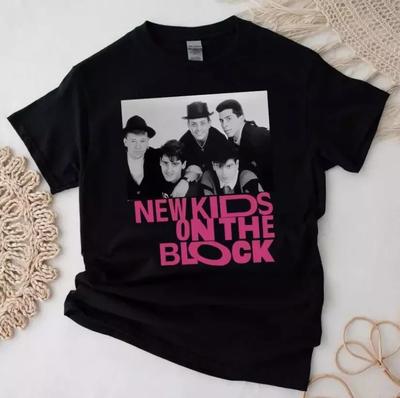NKOTB Винтажная Футболка New Kids On The Block Футболка NKOTB Концертная Футболка 2024 Унисекс Футболка