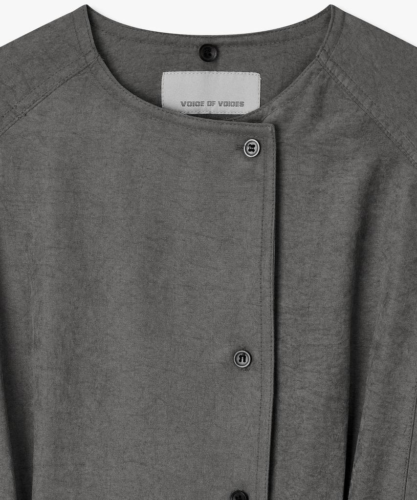 Bobeu Belt Detail Soft Touch Dress _Charcoal_7156337003