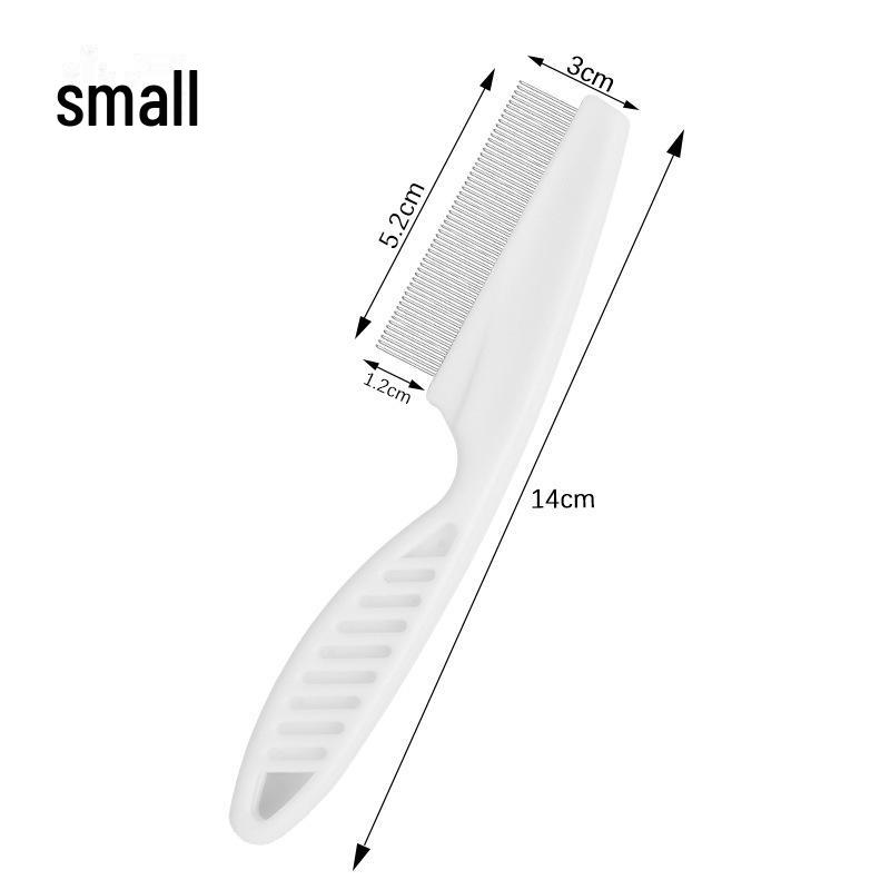 Cross-Border Pet Comb: Dense Tooth & Steel Needle Flea Comb for Dogs and Cats