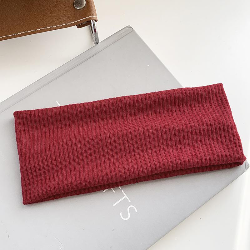 1 шт. Минималистичная вязаная повязка на голову, Повседневная спортивная повязка в стиле колледжа, Универсальные аксессуары для мужчин и женщин, Круглогодичное использование, Аксессуары для волос