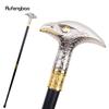 Golden White Eagle Head Fashion Walking Stick Decorative Stick Cospaly Vintage Party Fashionable Walking Cane Crosier 93cm