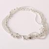 Multi-layer Rhinestone Inlaid Anklet Women Beach Sandals Barefoot Ankle Bracelet