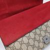 [Pre-Owned] Dionysus Chain Tiger Head Buckle Logo Canvas And Leather Shoulder Bag Small - Very Good #AJX2BY