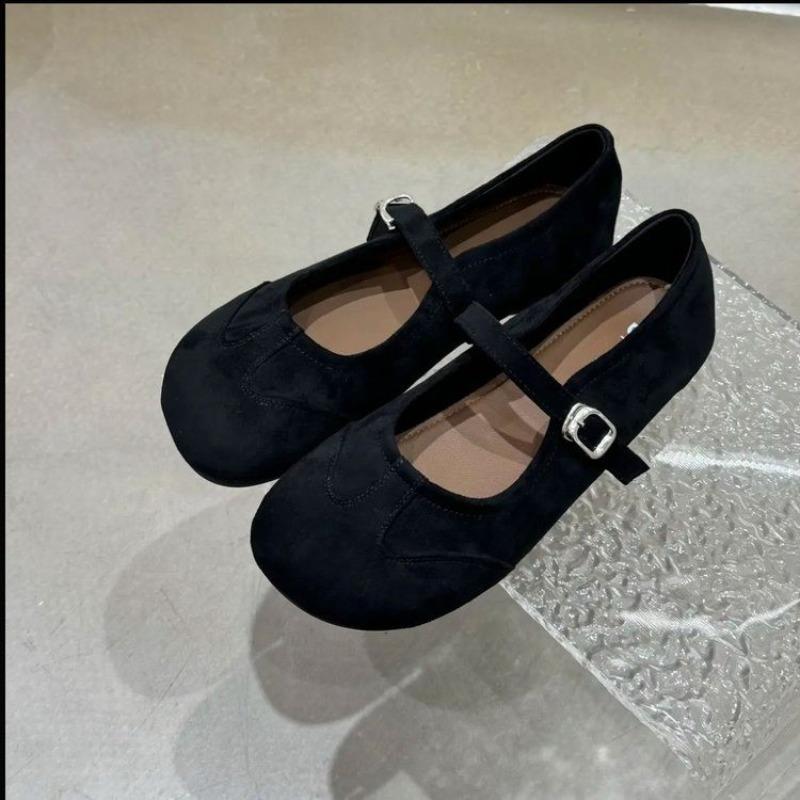 Новые женские балетки из мягкой кожи, элегантные туфли для платья, весенние, совершенно новые, с круглым носком, неглубокие, слипоны, женские повседневные балетки