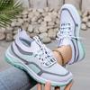 Shoes Women's Large Size Sports Shoes Flying Woven Mesh Shoes Shallow Mouth Lightweight Casual Shoes Comfortable Women's Shoes Versatile Single Shoes